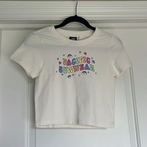 PacSun rainbow baby tee